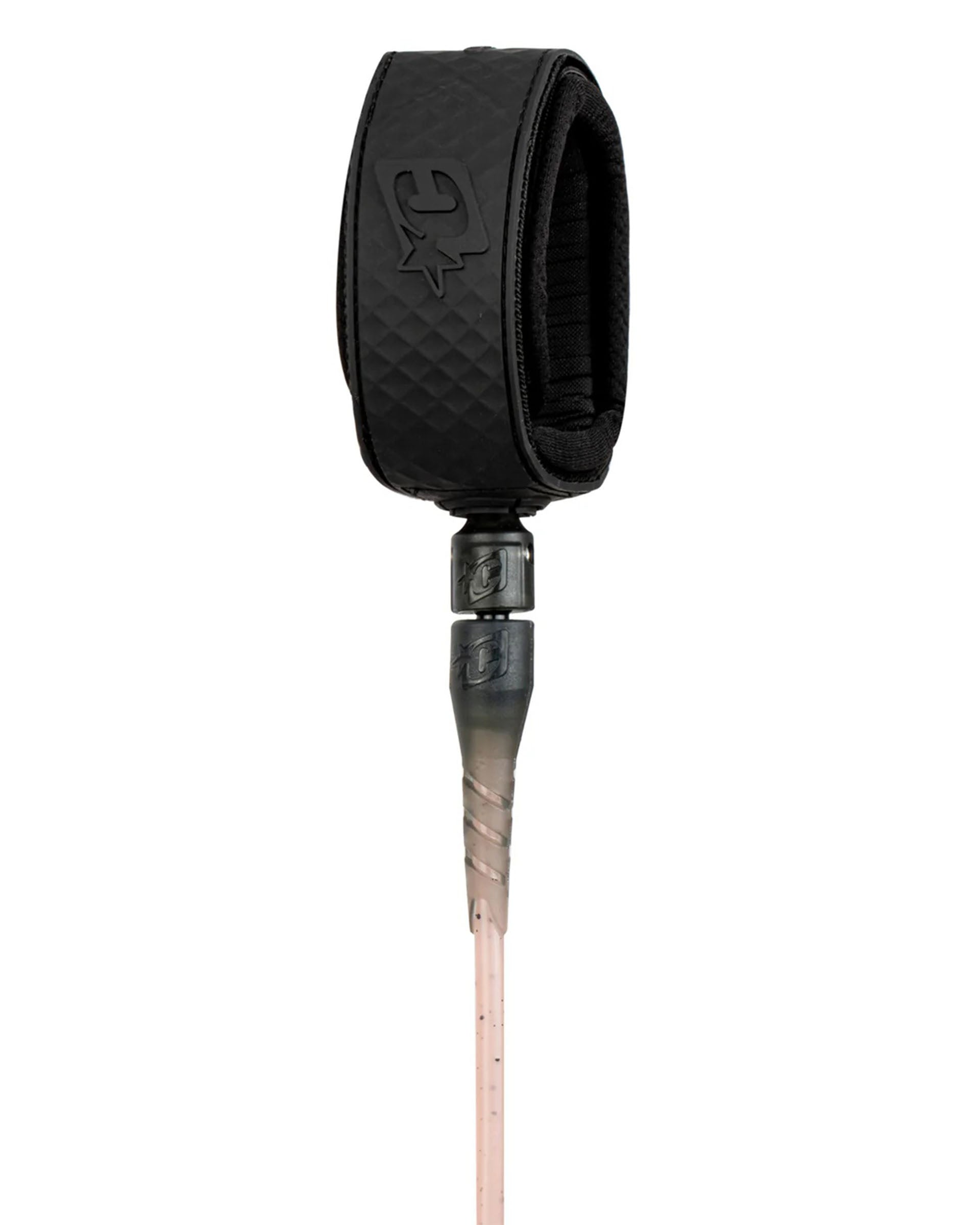 Creatures of Leisure Reliance Longboard Ankle 9' Leash - Dirty Pink Speckle Black