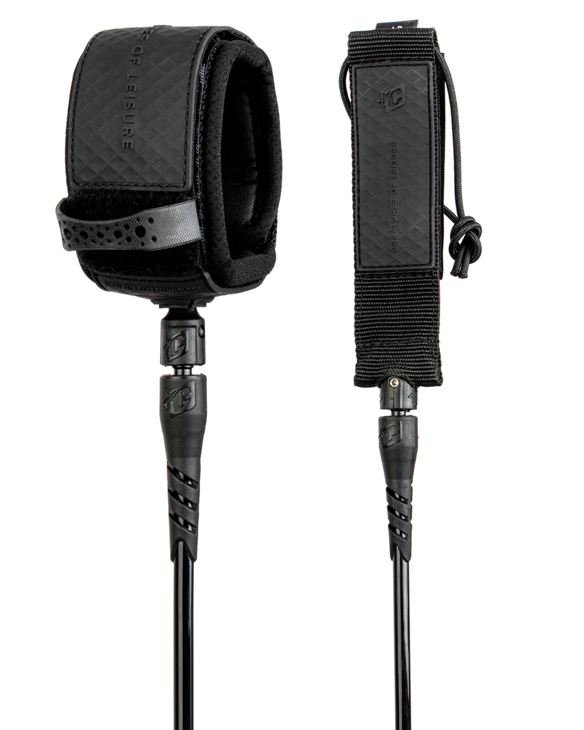 Creatures Of Leisure Reliance Longboard Ankle 10' Leash - Black