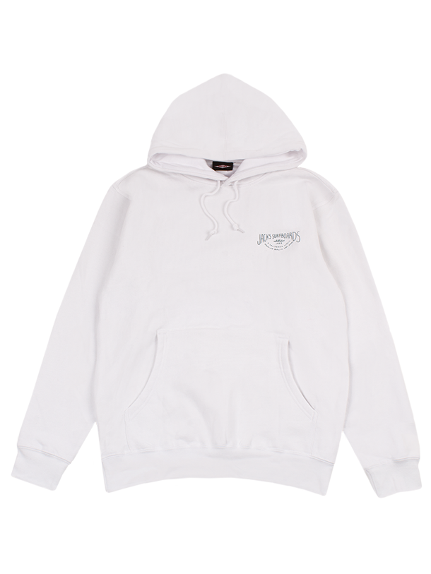 Jacks Surfboards Men's Crescent Hoodie 2023- white