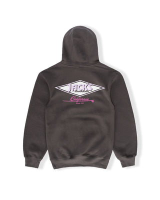 Cal Diamond Pullover Hoodie - Smoke