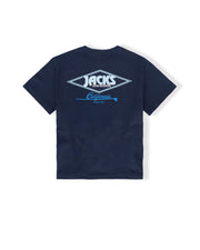 Cal Diamond 2 HW S/S Tee - Navy