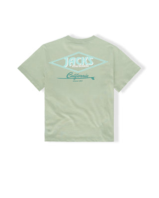 Cal Diamond 2 HW S/S Tee - Sage