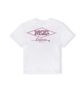 Cal Diamond 2 HW S/S Tee - White