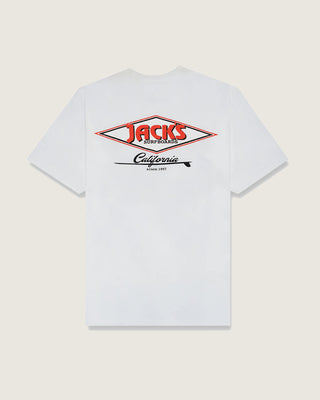 Jack's Surfboards Men's Cal Diamond Classic Fit Short Sleeve T-Shirt