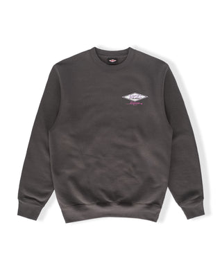 Cal Diamond Crewneck Sweatshirt - Smoke