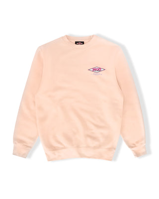 Cal Diamond Crewneck Sweatshirt - Pale Pink