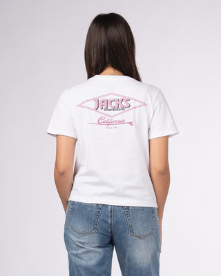 Women's Bobber Heavyweight S/S Tee - White