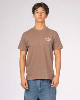Cal Diamond Bear PGMT S/S Tee - Espresso