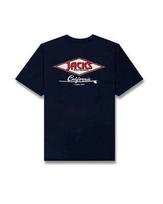Cal Diamond CF (Classic Fit) S/S Tee - Navy