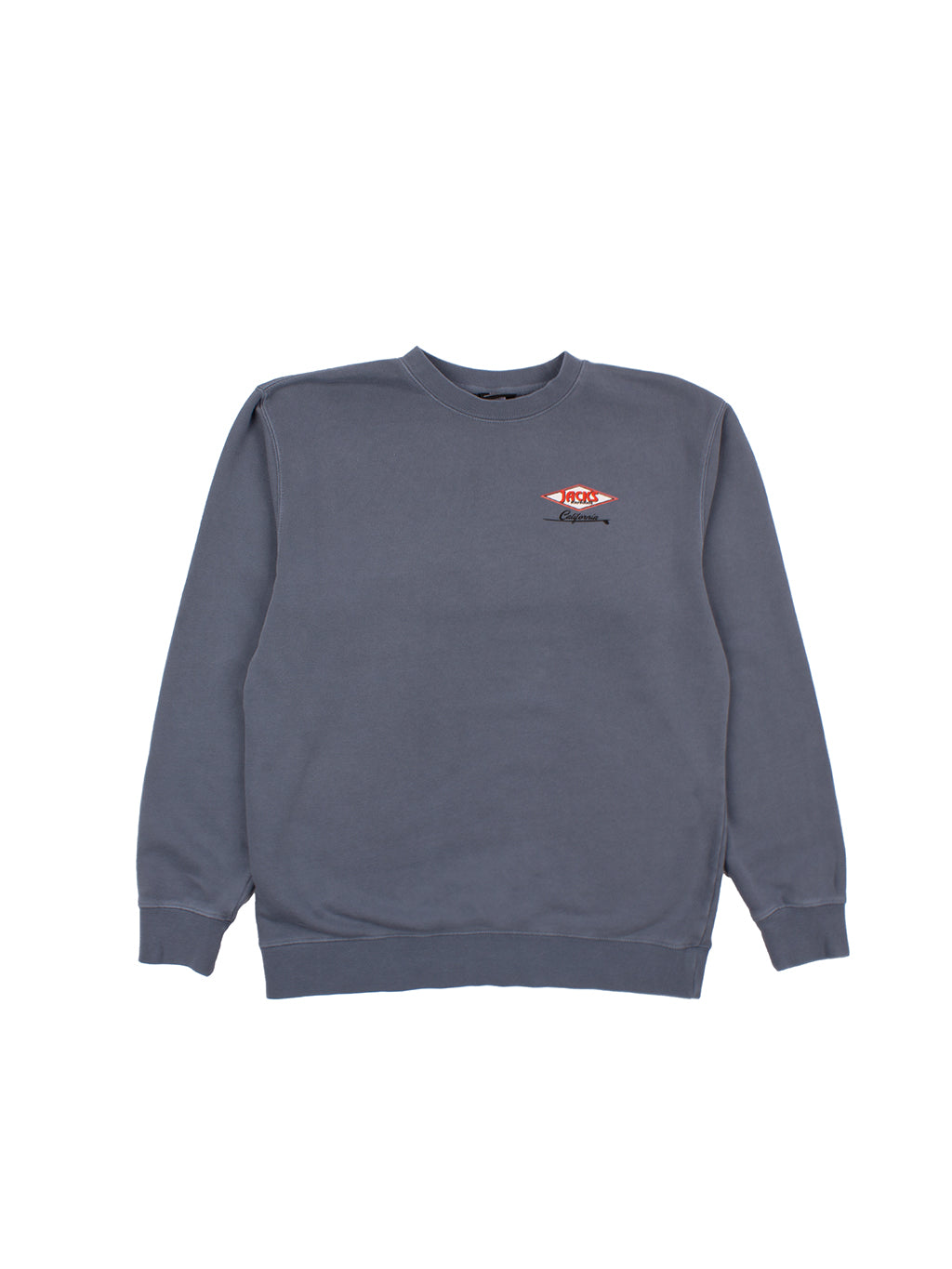 Cal Diamond Pigment Crewneck Sweatshirt - Slate