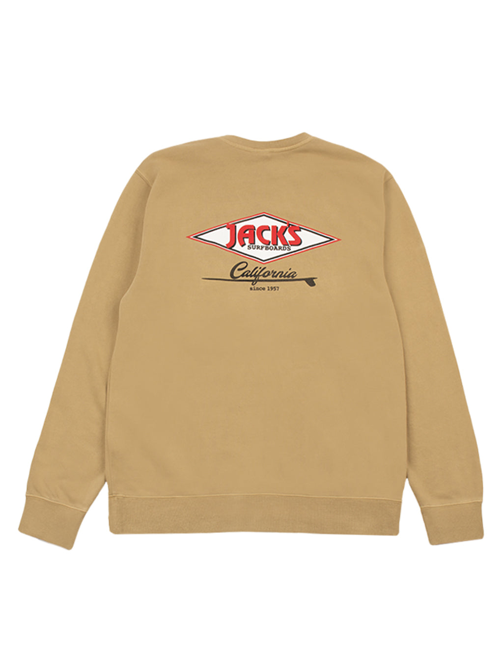 Cal Diamond Pigment Crewneck Sweatshirt - Sand