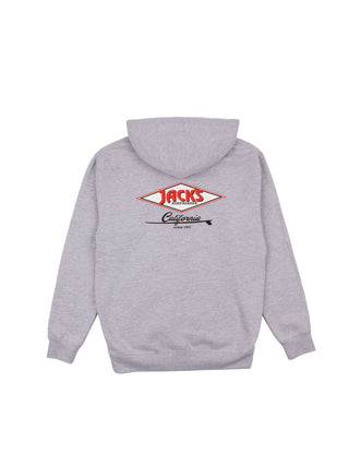 Jack's Surfboards Men's Cal Diamond Classic Zip-Up Hoodie