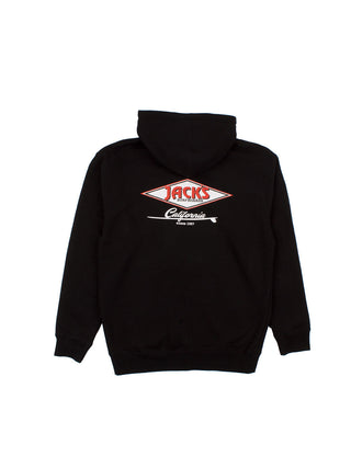 Jack's Surfboards Men's Cal Diamond Classic Zip-Up Hoodie