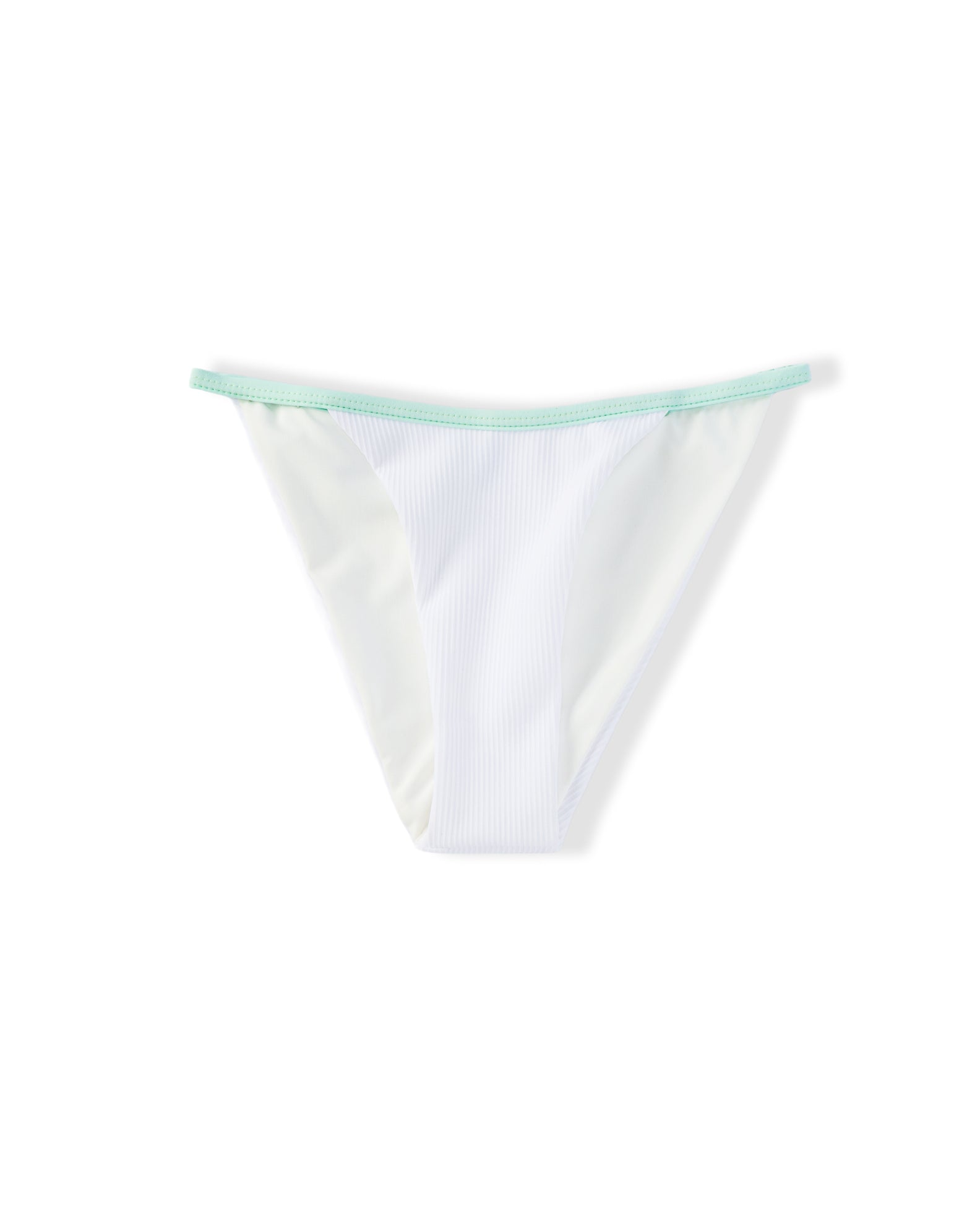 Capri Ribbed Swim Bottom - Cloud/Sky Blue