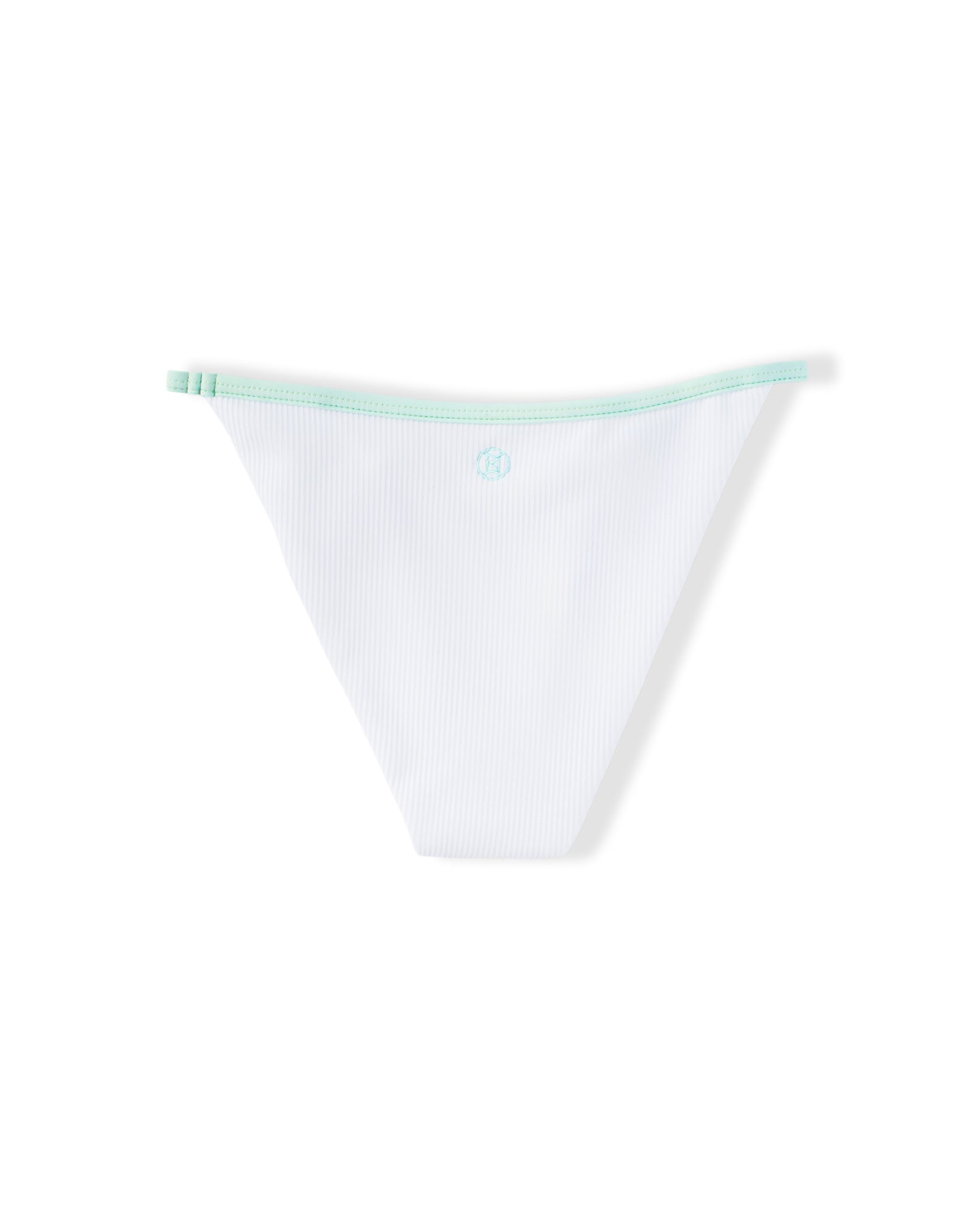 Capri Ribbed Swim Bottom - Cloud/Sky Blue