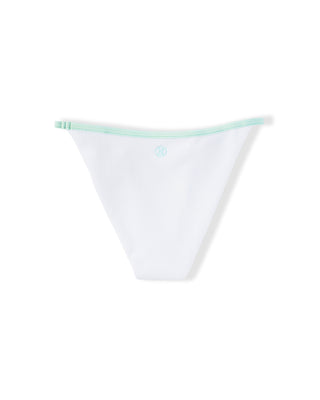 Capri Ribbed Swim Bottom - Cloud/Sky Blue