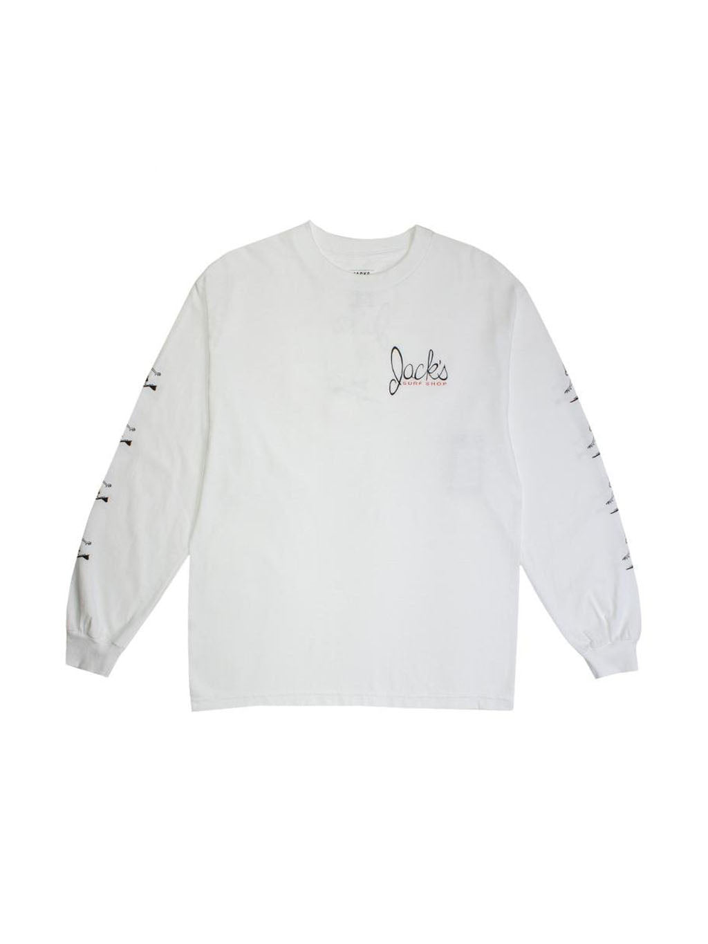 Jacks Surfboards Circa Long Sleeved Tee - White