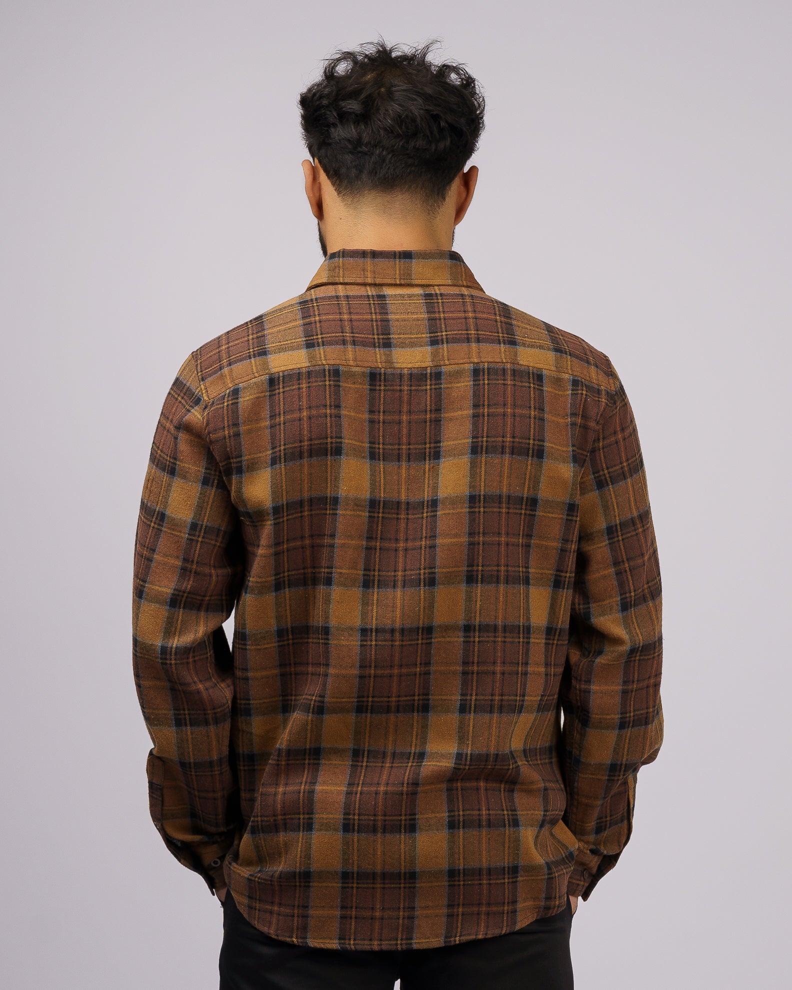 Clarkston L/S Flannel - Brown 