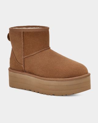 Classic Mini Platform Boot - Chestnut