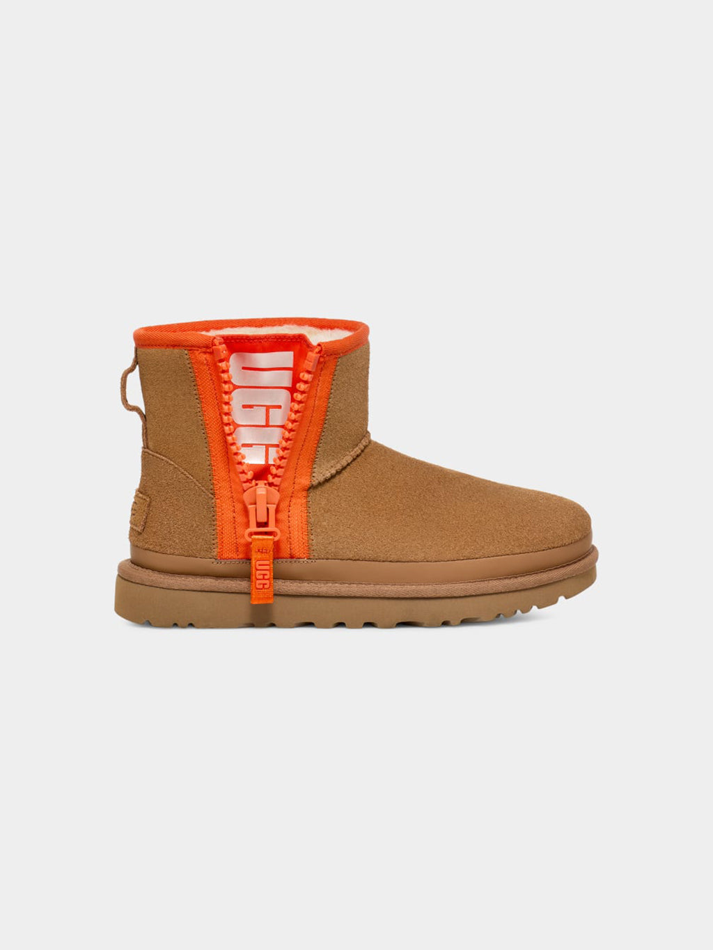 Women's Ugg Classic Mini Zipper Tape Logo Boot