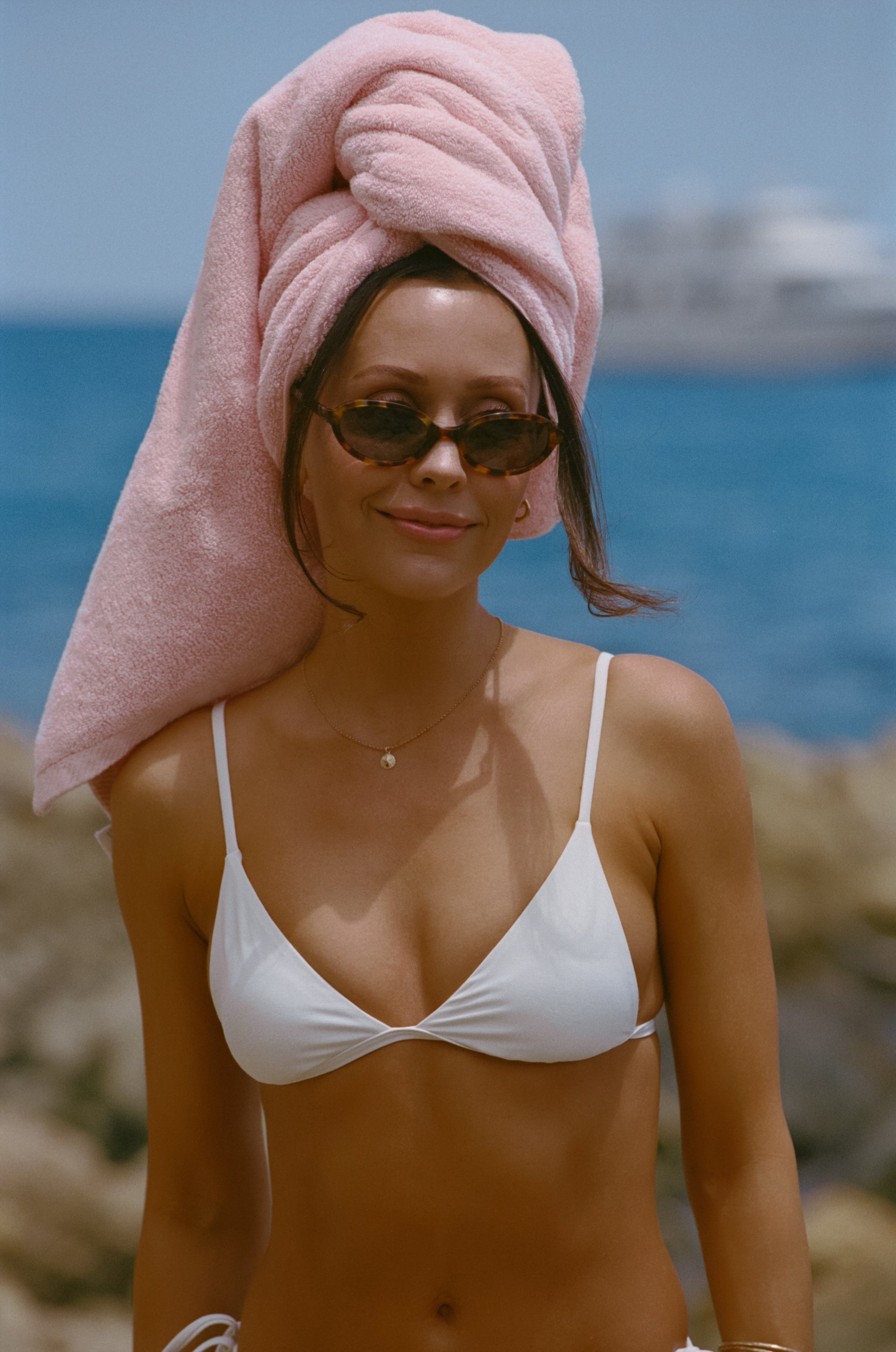 Danielle Brown Clay Swim Top - Vanilla