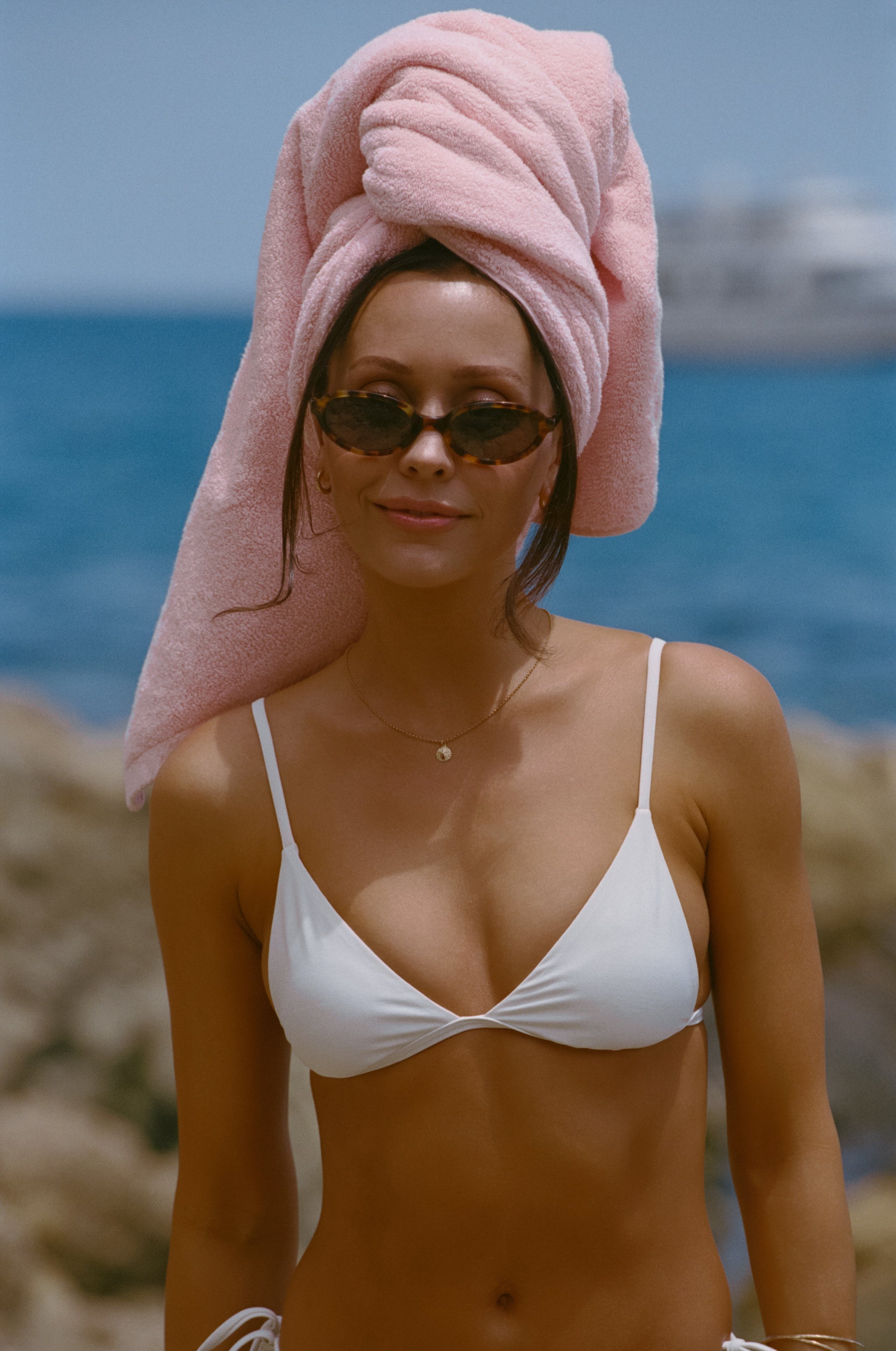 Danielle Brown Clay Swim Top - Vanilla