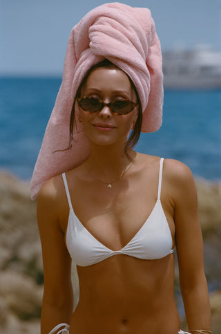 Danielle Brown Clay Swim Top - Vanilla