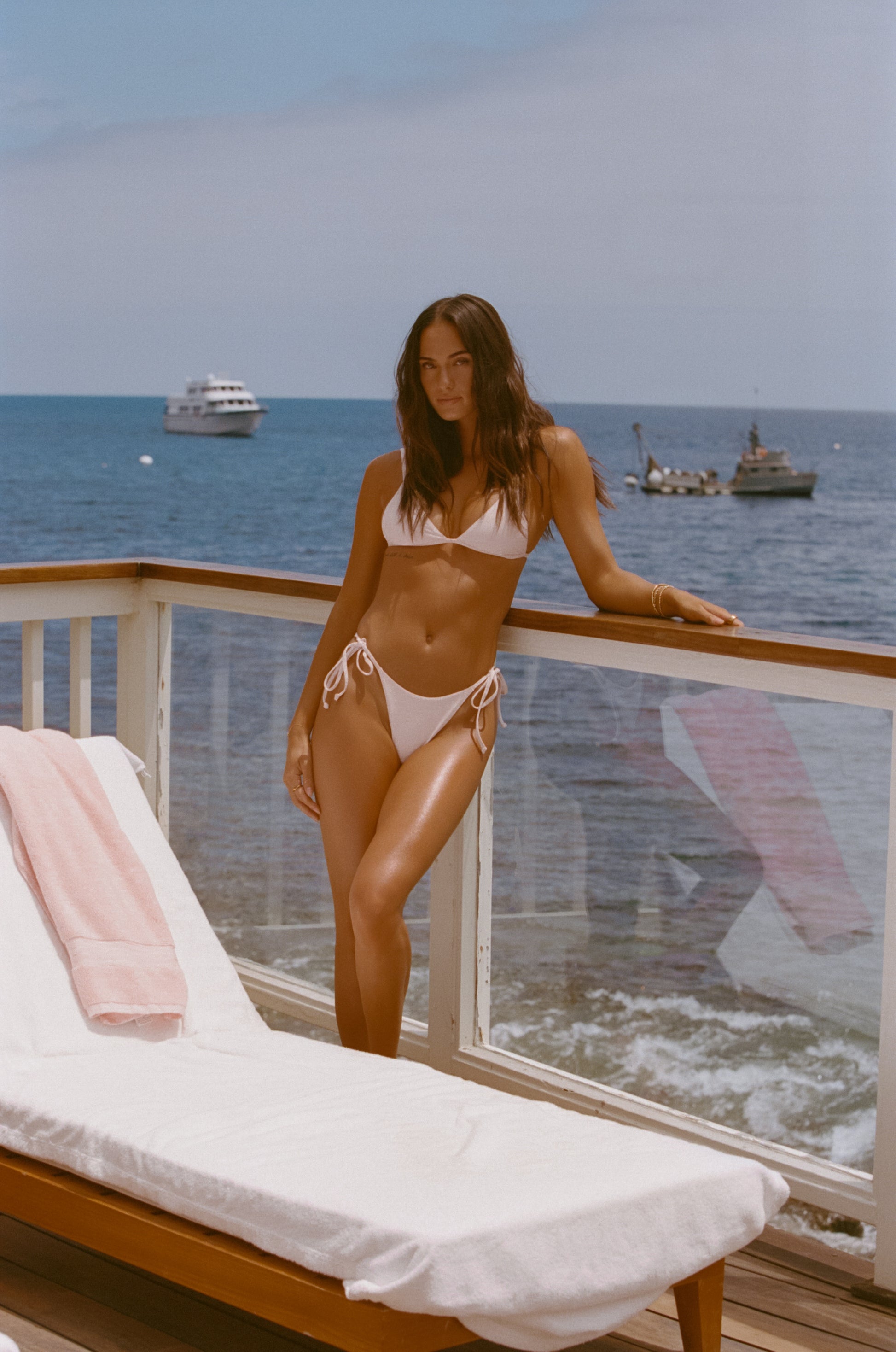 Danielle Brown x JS Swim Clay Swim Top Kacie Bottom - Strawberry