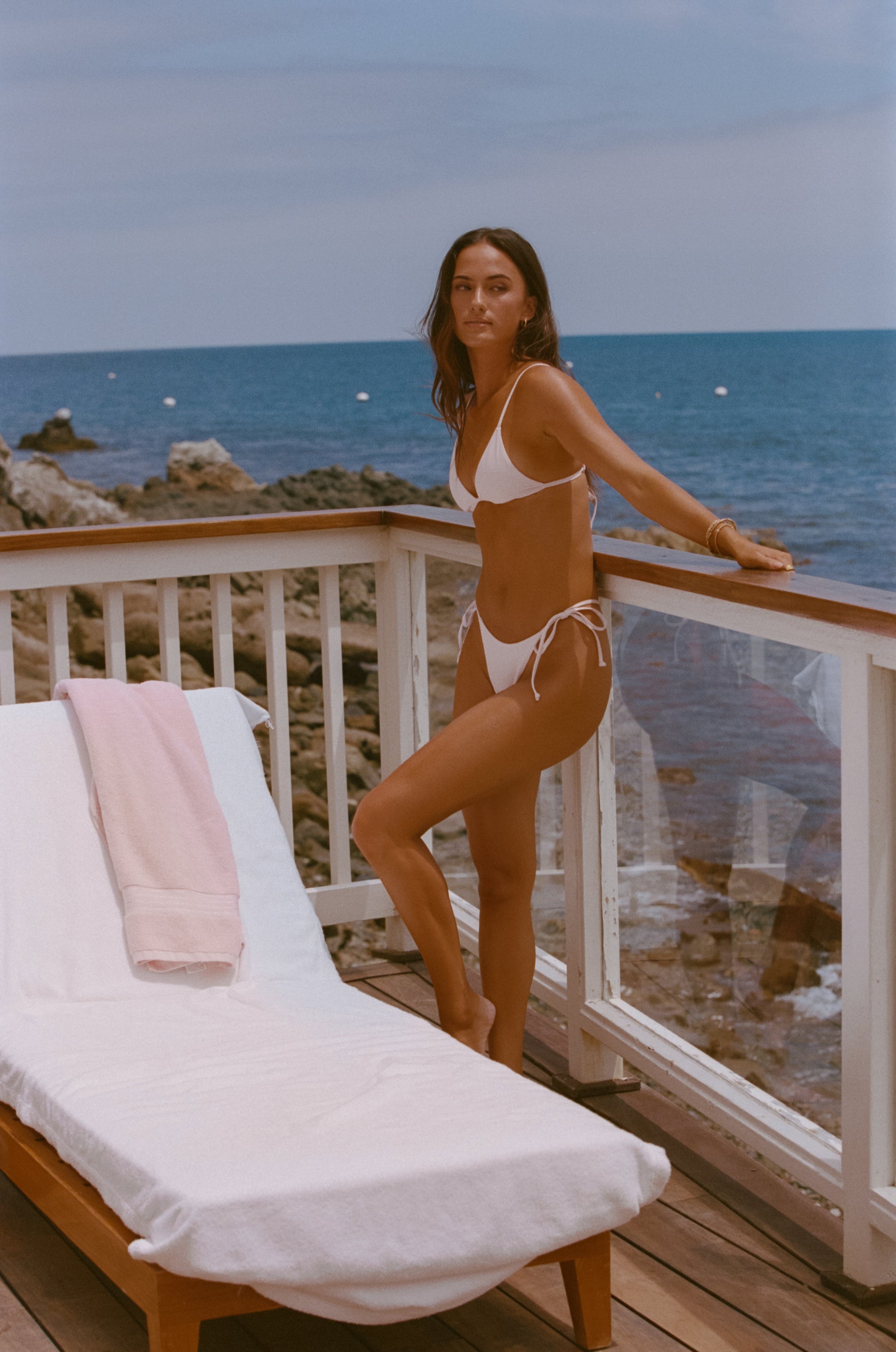 Danielle Brown x JS Swim Clay Swim Top Kacie Bottom - Strawberry