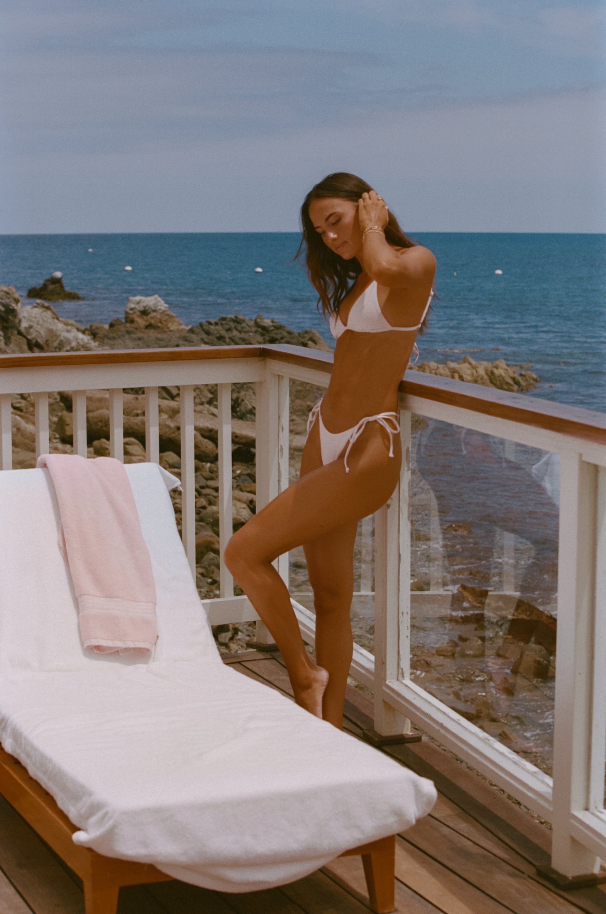 Danielle Brown x JS Swim Clay Swim Top Kacie Bottom - Strawberry