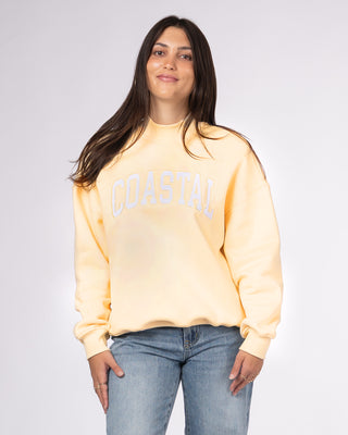 Coastal Mockneck Sweatshirt - Butter