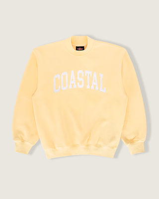 Women's Coastal Mock Neck Sweatshirt - Butter