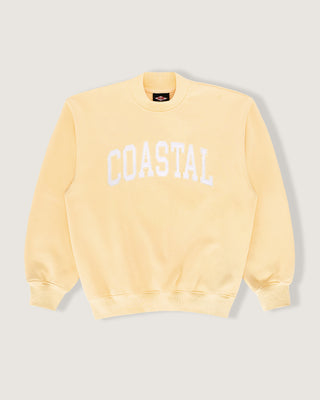 Coastal Mockneck Sweatshirt - Butter