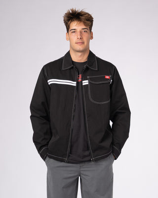Competition Zip-Up Jacket - Black/White