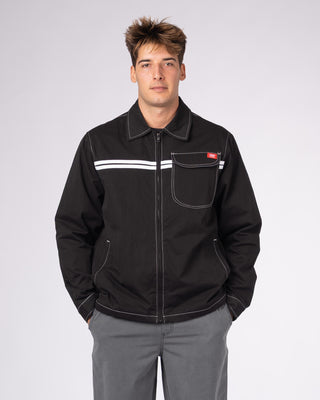 Competition Zip-Up Jacket - Black/White