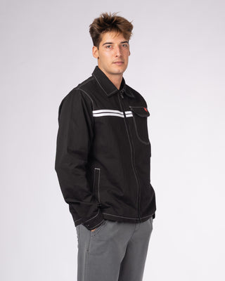 Competition Zip-Up Jacket - Black/White