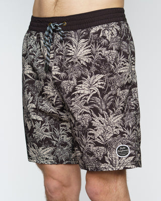 18" Continental Palms Boardshorts - Black