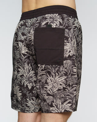 18" Continental Palms Boardshorts - Black