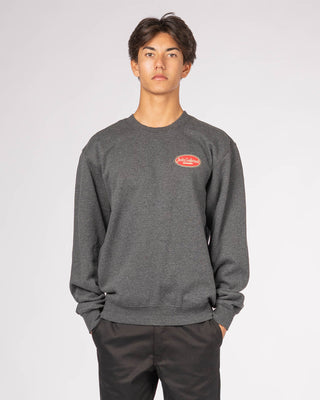 Country Squire Classic Crewneck Pullover Sweatshirt - Charcoal Heather