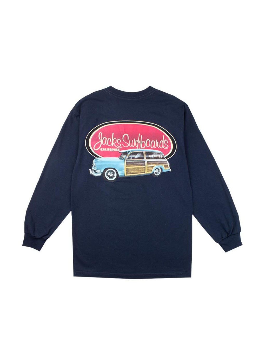 Jack's Surfboards Men's Country Squire Long Sleeve Tee - Navy