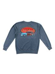 Country Squire Pigment Wash Crewneck Pullover - Slate