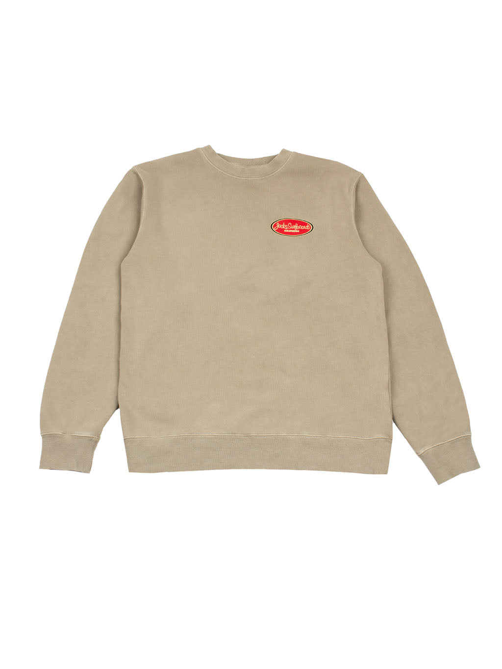 Country Squire Pigment Wash Crewneck Pullover - Cement