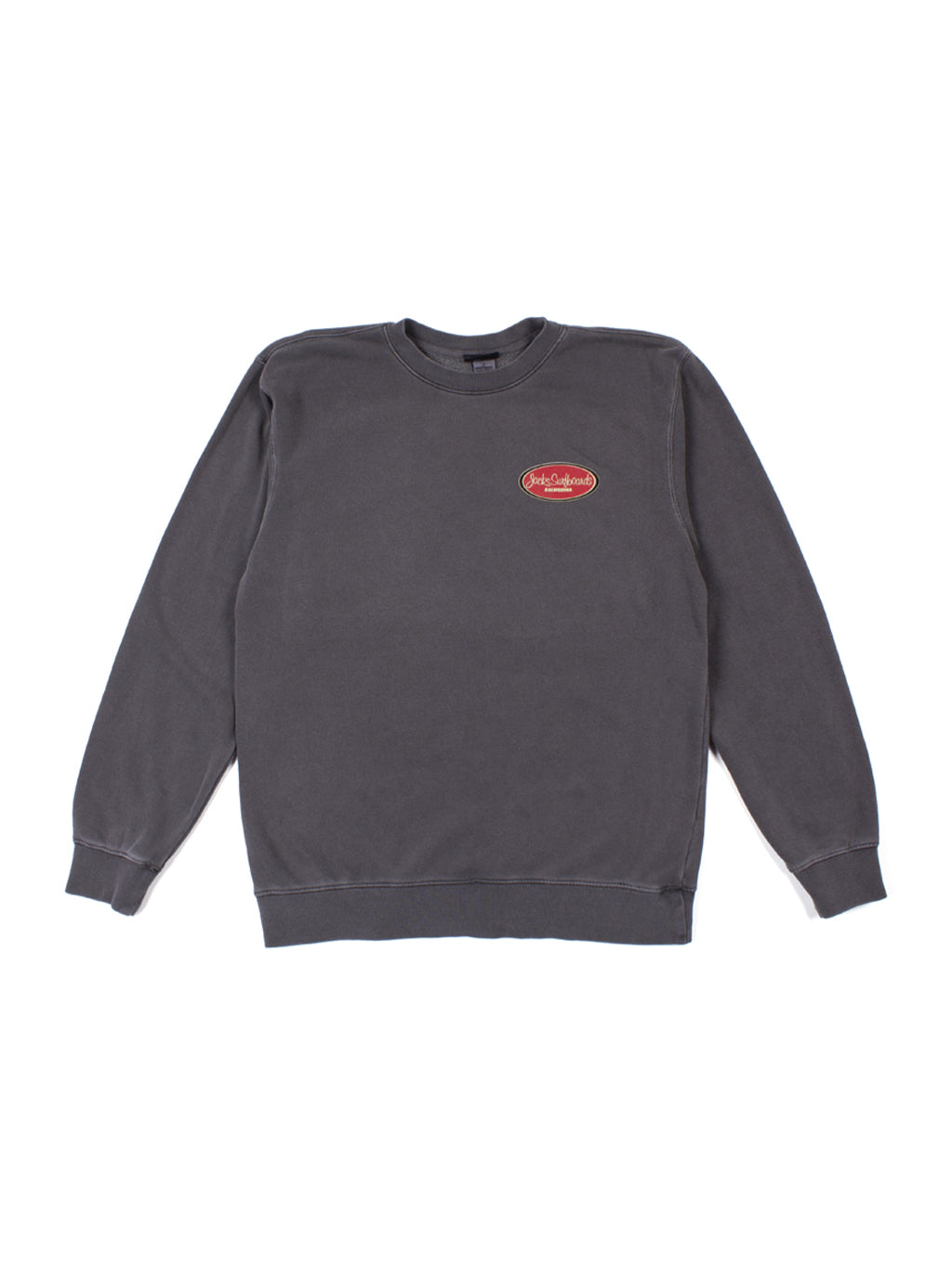 Country Squire Pigment Wash Crewneck Pullover - Black