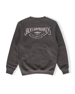 Crescent Crewneck Sweatshirt - Smoke