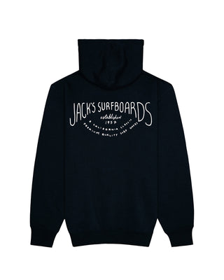 Crescent Classic Pullover Hoodie - Black