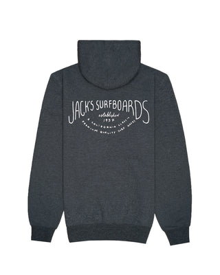 Crescent Classic Pullover Hoodie - Charcoal Heather Grey