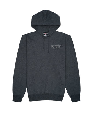 Crescent Classic Pullover Hoodie - Charcoal Heather Grey