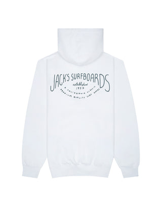 Crescent Classic Pullover Hoodie - White