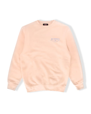 Crescent Crewneck Sweatshirt - Pale Pink