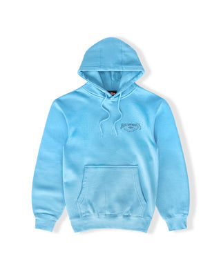 Crescent Pullover Hoodie - Ocean Blue